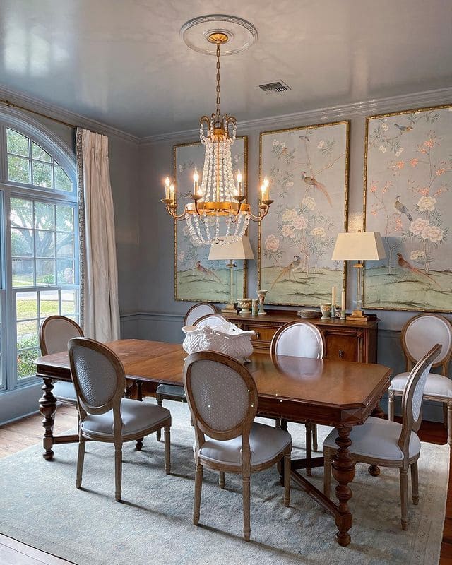 crystal dining room chandeliers