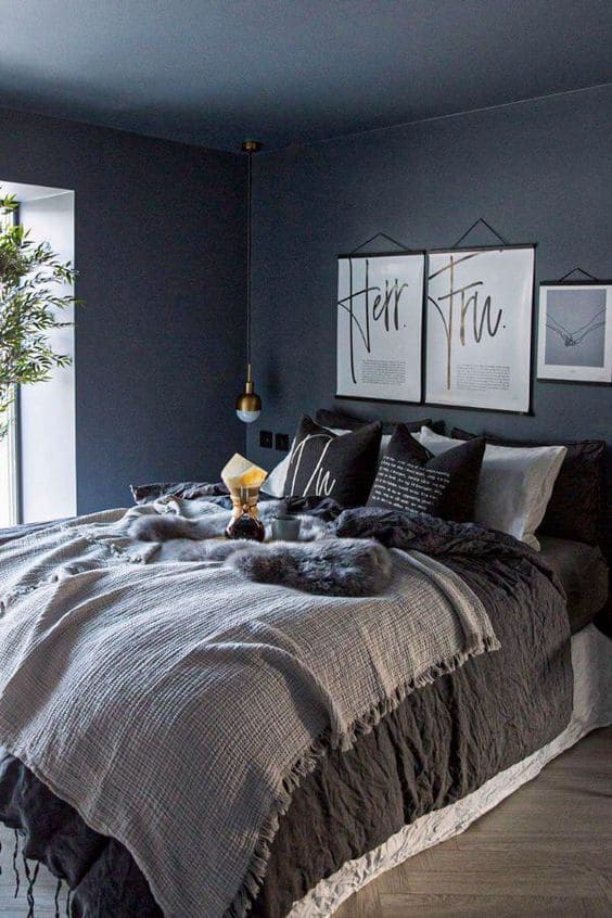 blue grey bedroom ideas for men