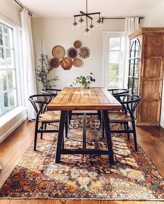 dining room rug size