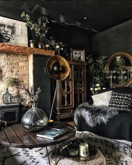 gothic home decor living room