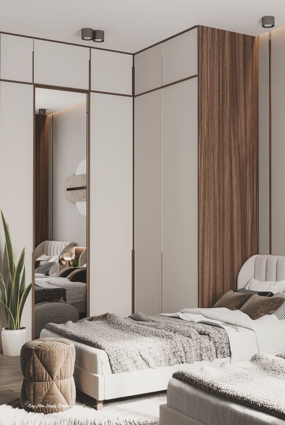 modern bedroom furniture and storage